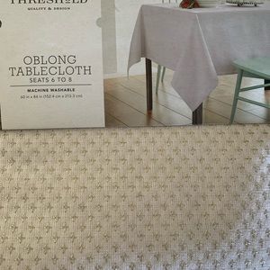 Off white table cloth